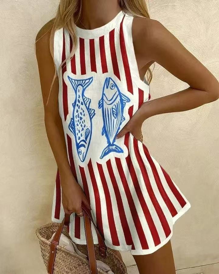 Lina™ – Vestido corto de lino