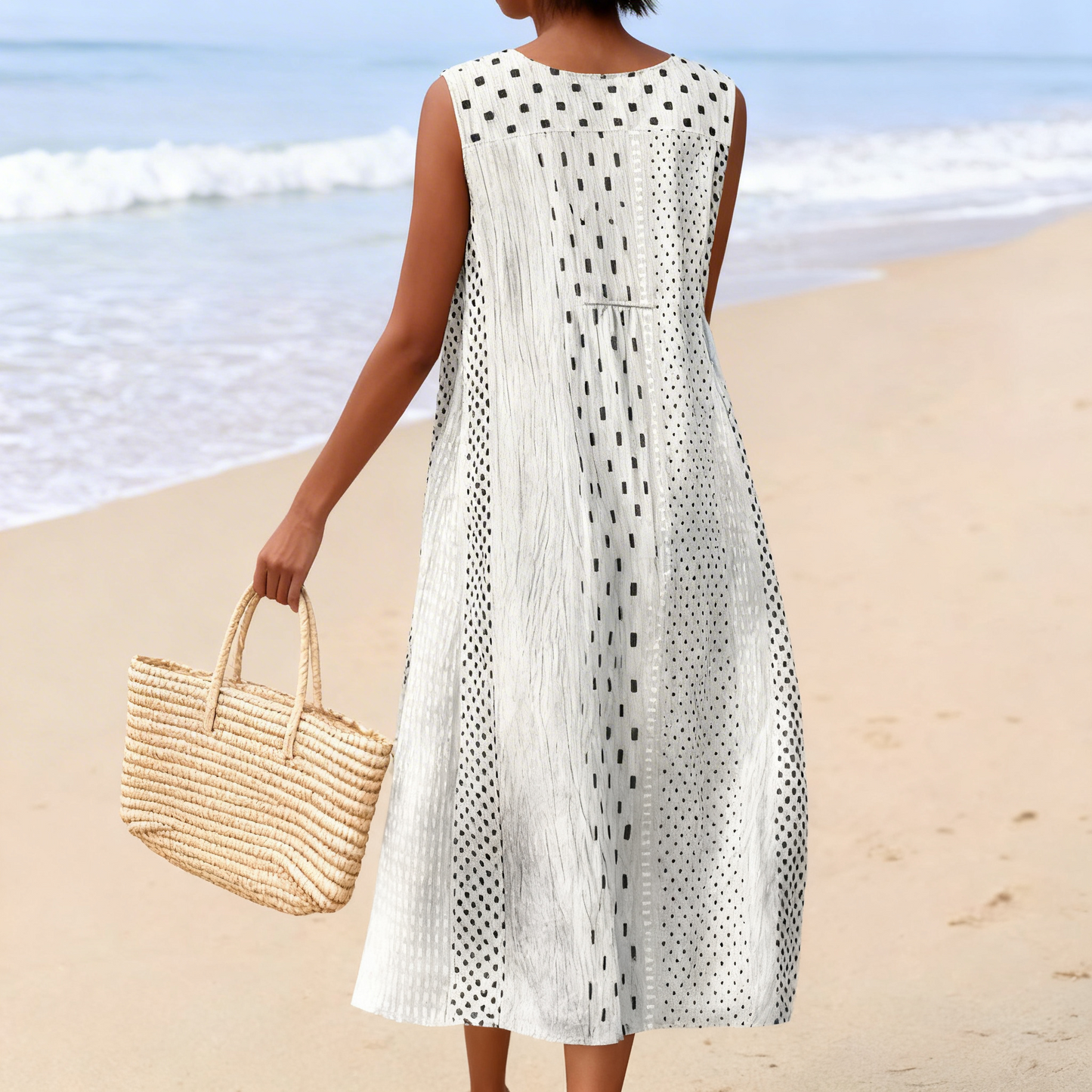 Paige | Vestido midi de lunares