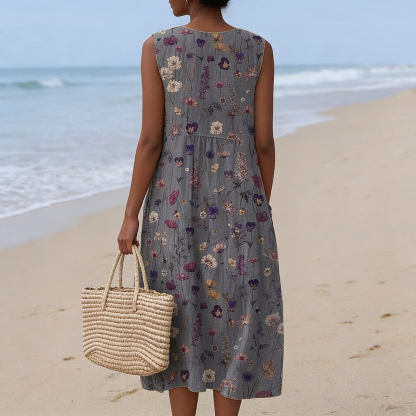 Gwen | Vestido midi floral