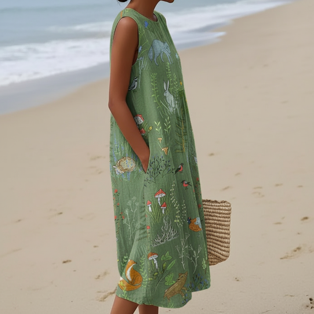 Esperanza | Vestido midi Woodland