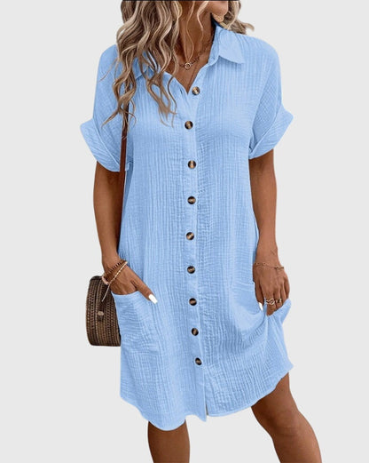 Caroline – Vestido midi elegante de estilo femenino