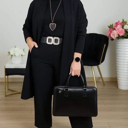 Conjunto 3 piezas- Top, Pantalón y Cárdigan