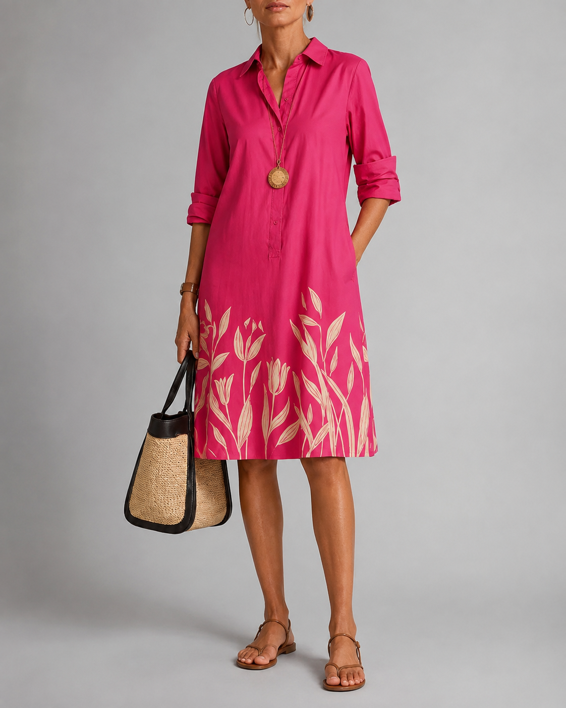 Brisa - Vestido midi elegante