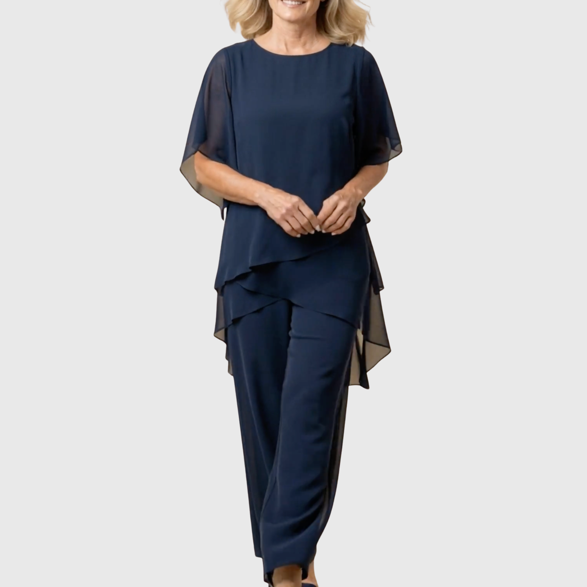 Rosana | Conjunto elegante de gasa
