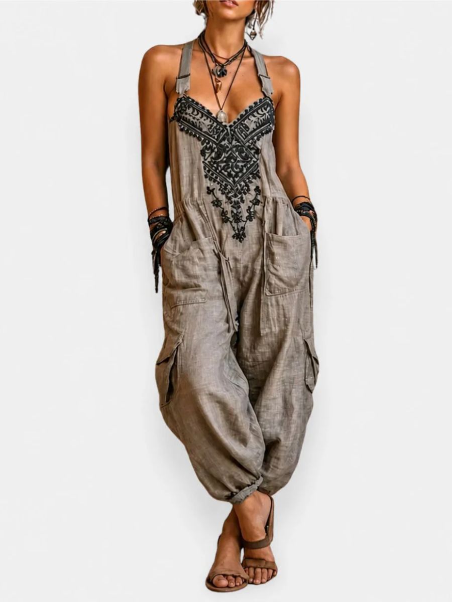 Emma | Peto boho con bolsillos de parche