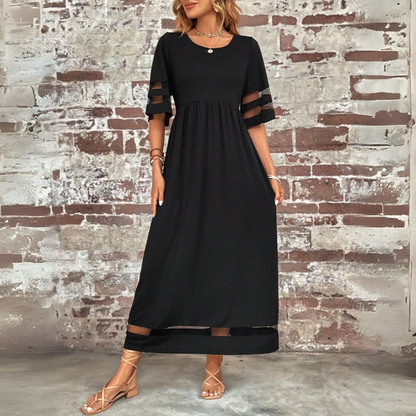Aubrey – Vestido midi fluido con detalle elegante