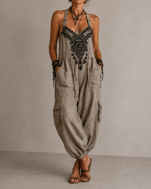 Emma | Peto boho con bolsillos de parche