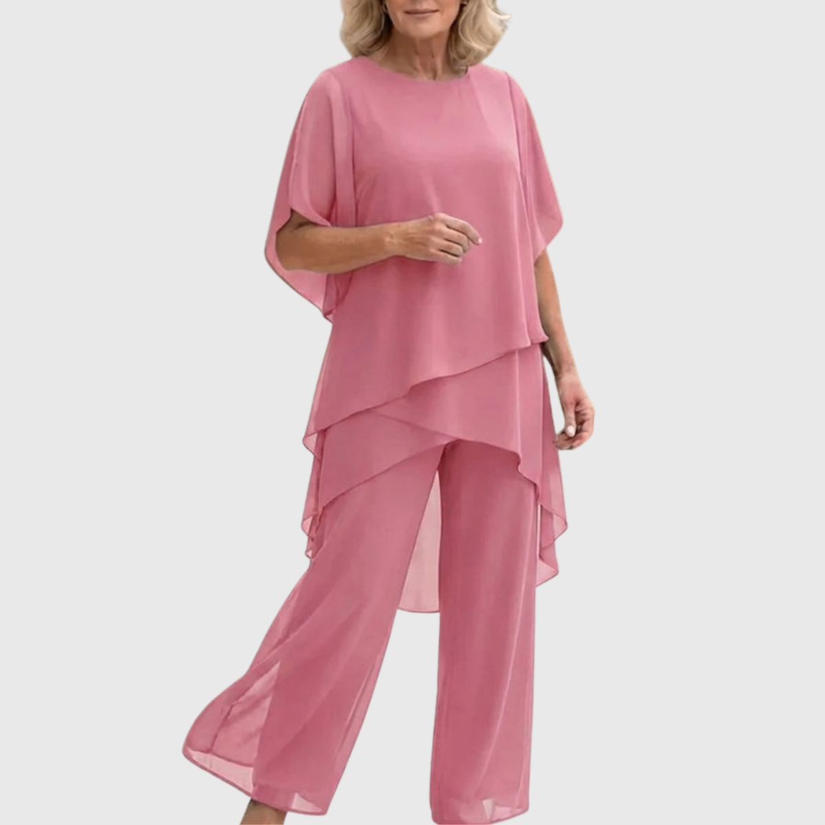 Rosana | Conjunto elegante de gasa