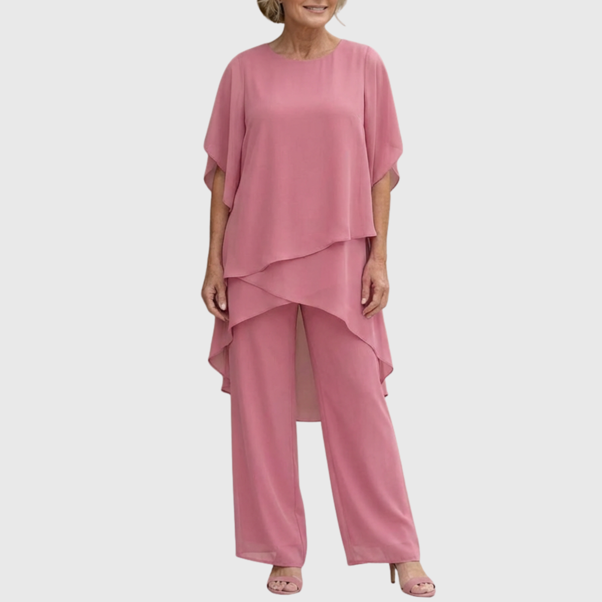 Rosana | Conjunto elegante de gasa
