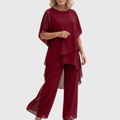 Rosana | Conjunto elegante de gasa