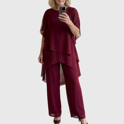 Rosana | Conjunto elegante de gasa