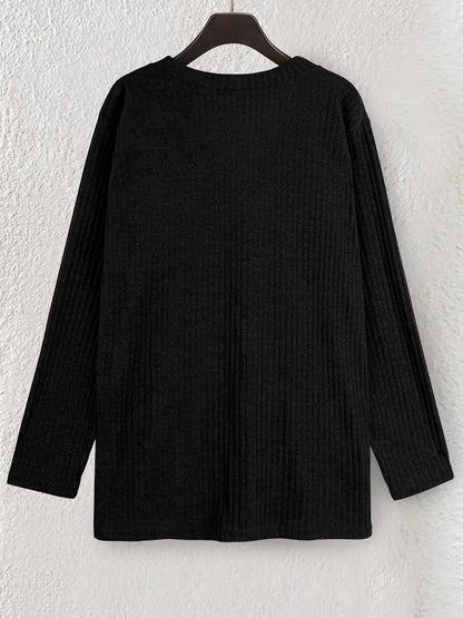 Blusa de punto texturizado
