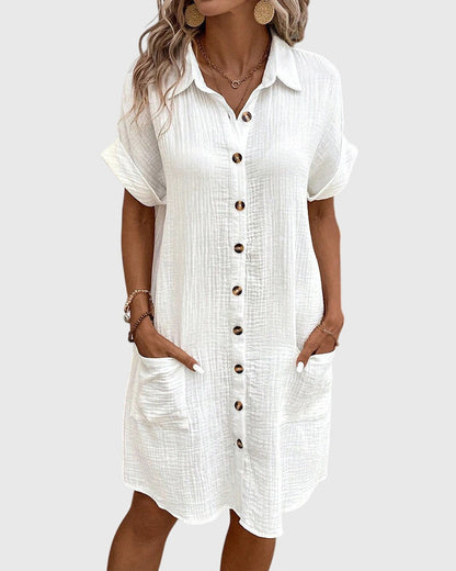 Caroline – Vestido midi elegante de estilo femenino