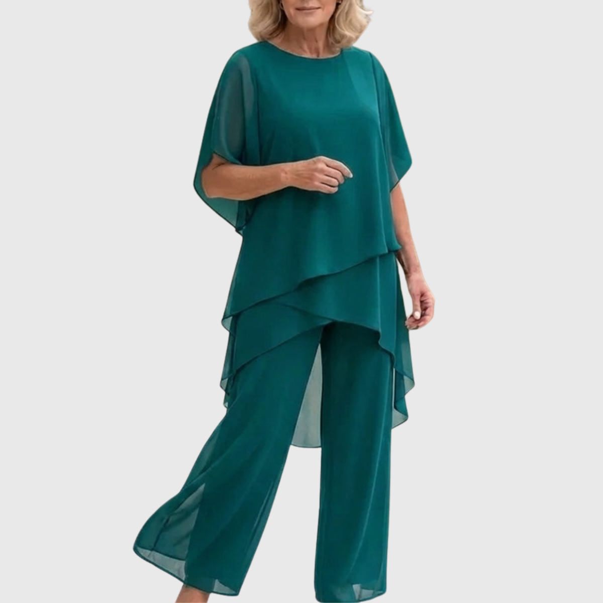 Rosana | Conjunto elegante de gasa