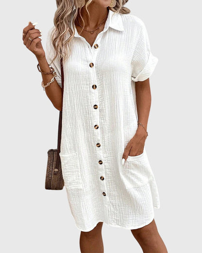 Caroline – Vestido midi elegante de estilo femenino