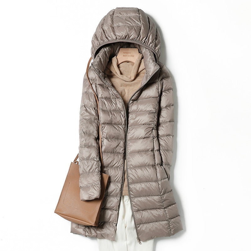 Carina - Chaqueta de invierno ligera y acolchada con capucha