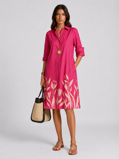 Brisa - Vestido midi elegante