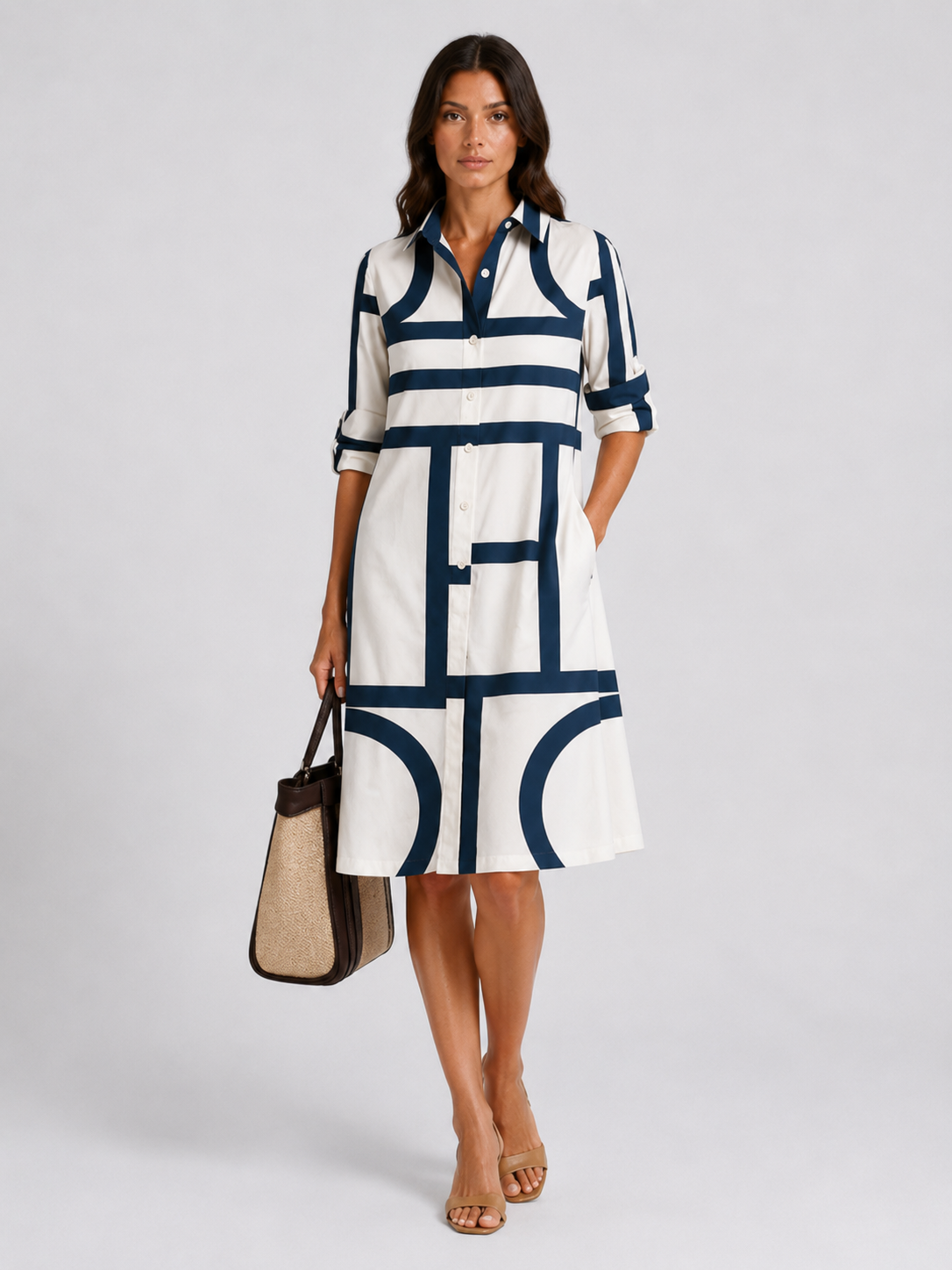 Brisa - Vestido midi elegante