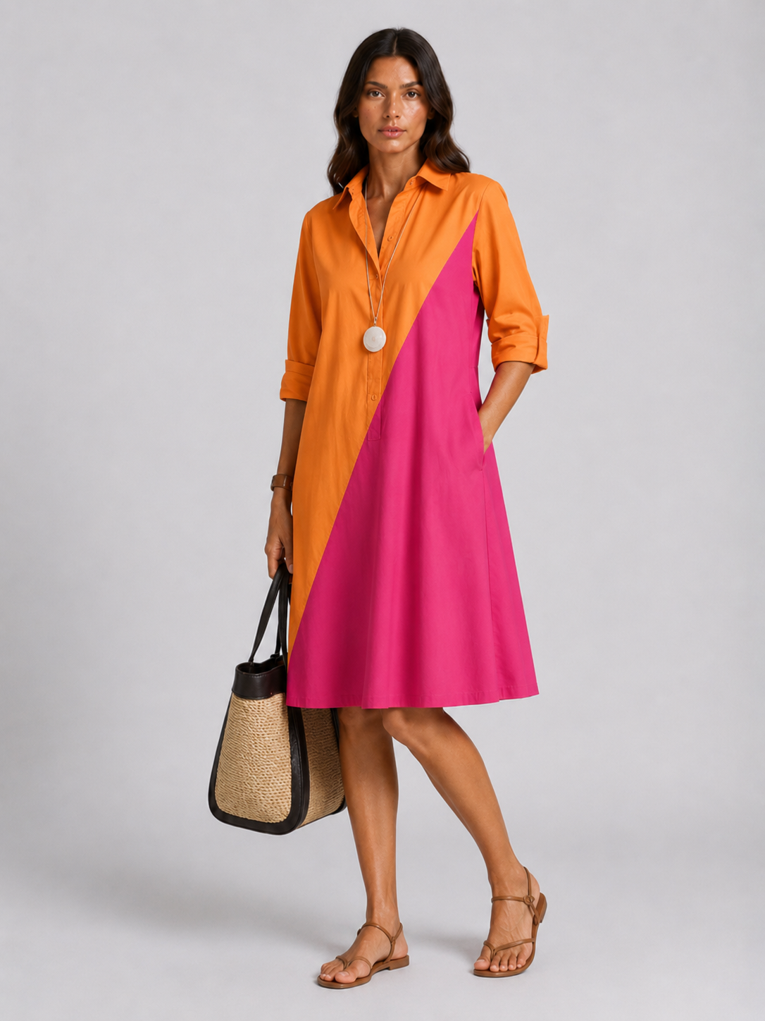 Brisa - Vestido midi elegante