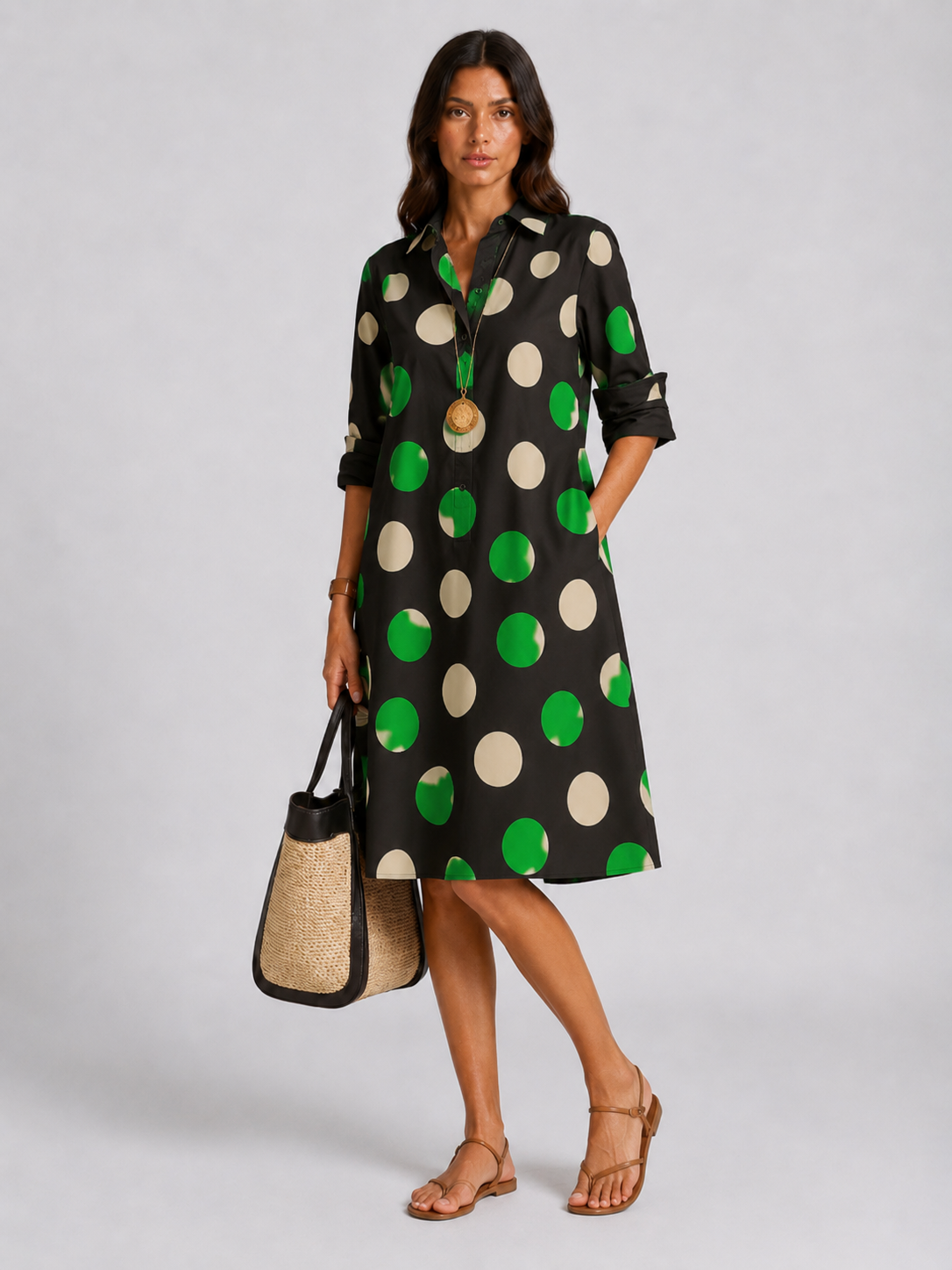 Brisa - Vestido midi elegante