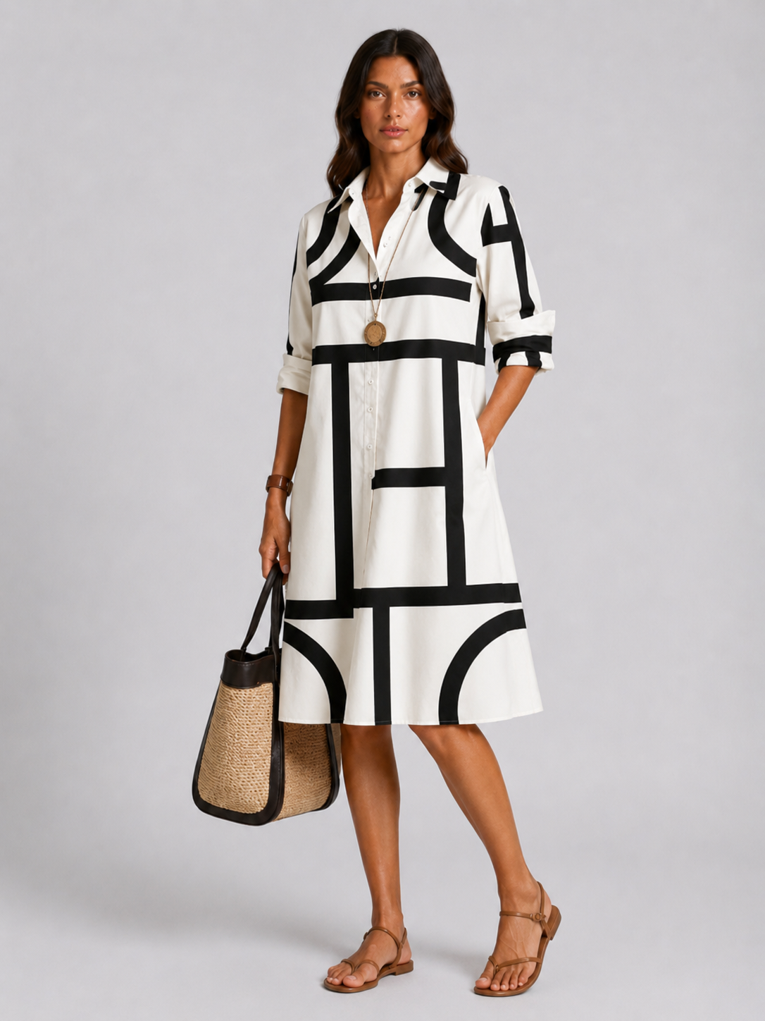 Brisa - Vestido midi elegante