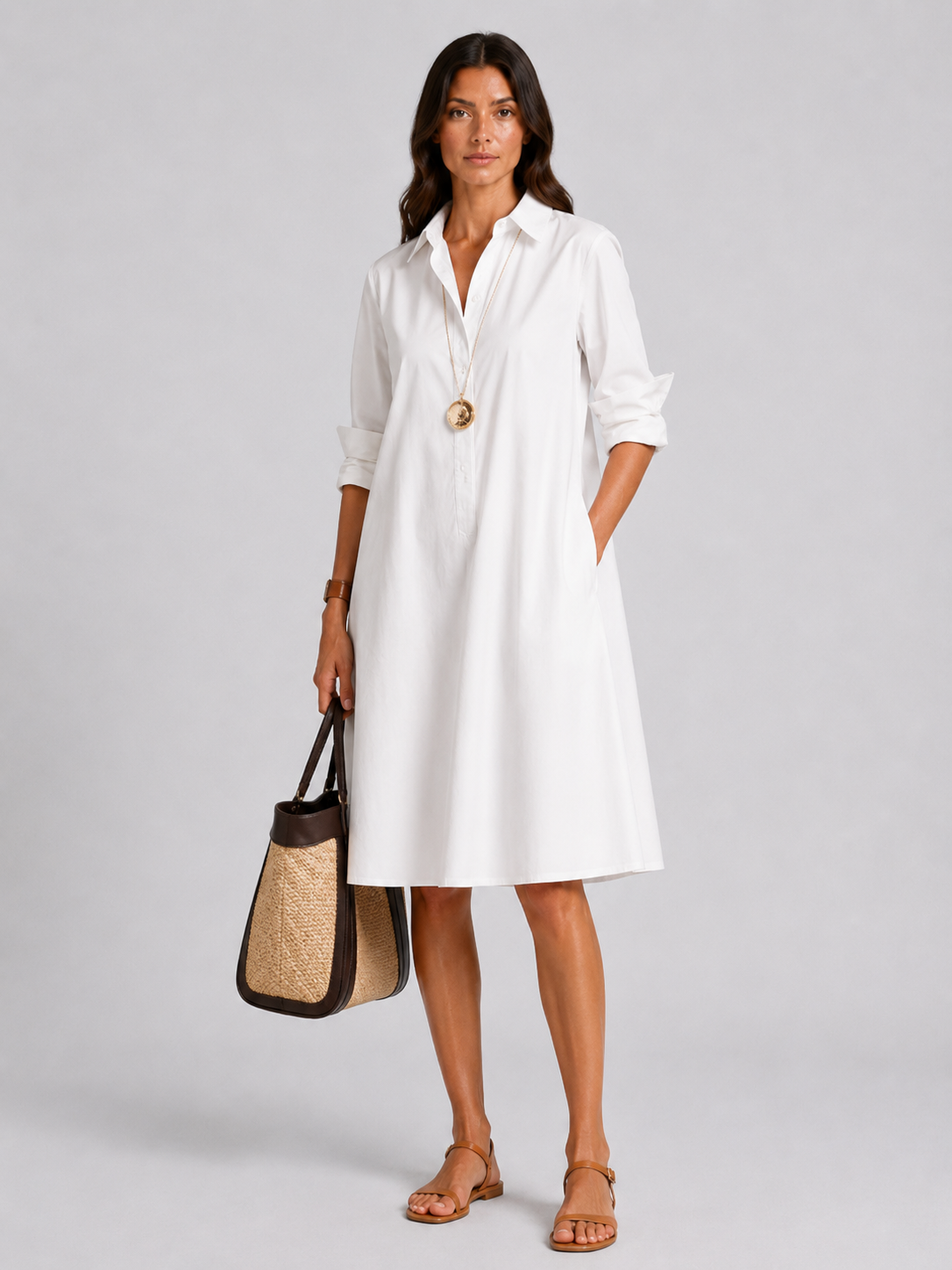 Brisa - Vestido midi elegante