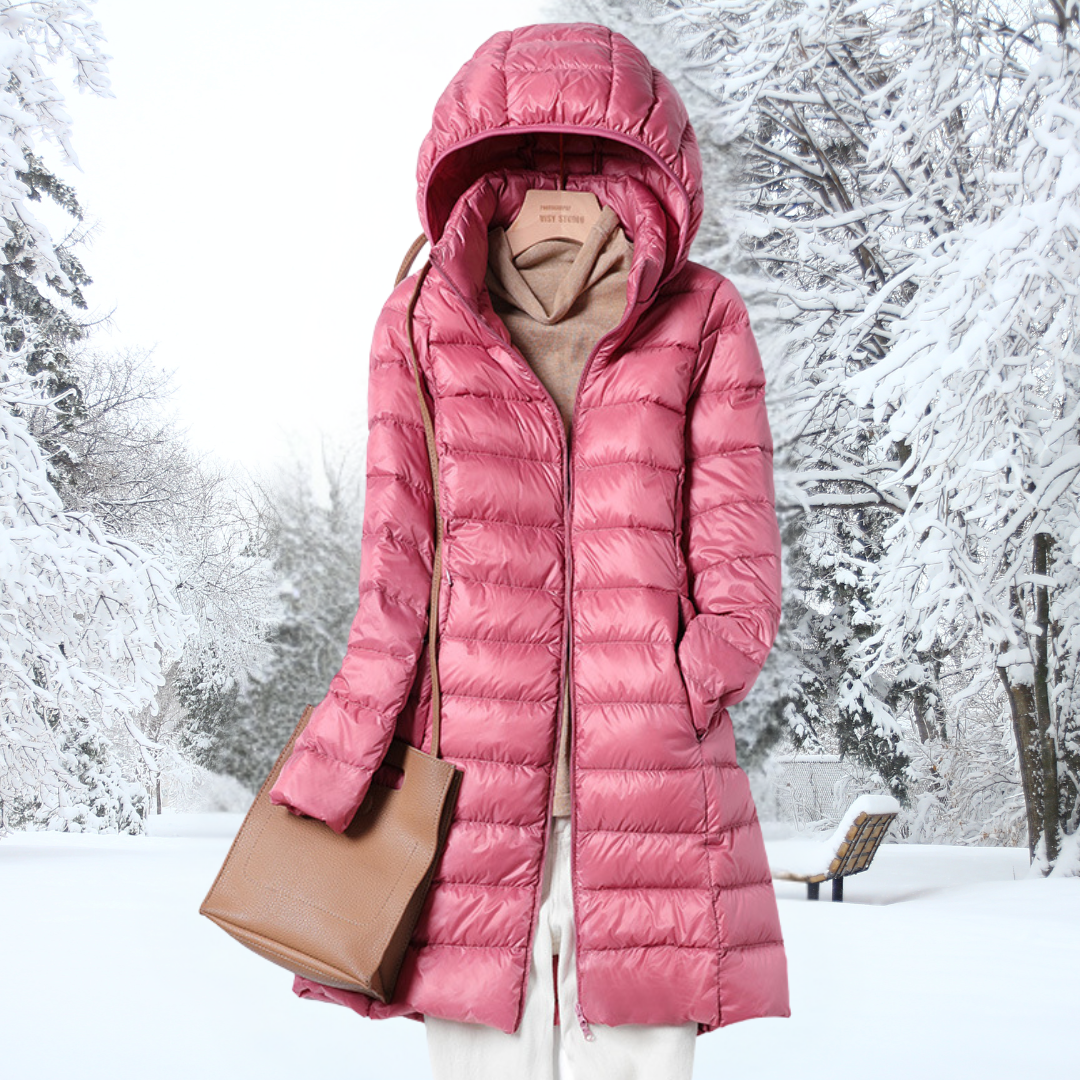 Carina - Chaqueta de invierno ligera y acolchada con capucha