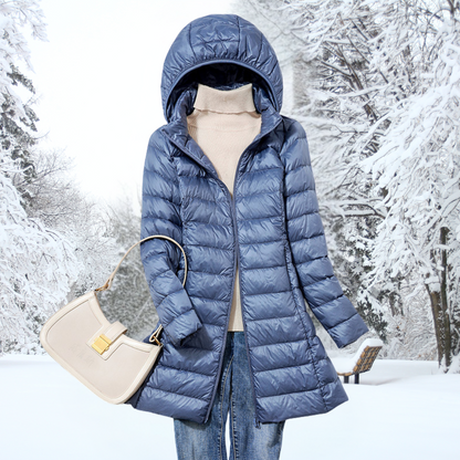 Carina - Chaqueta de invierno ligera y acolchada con capucha
