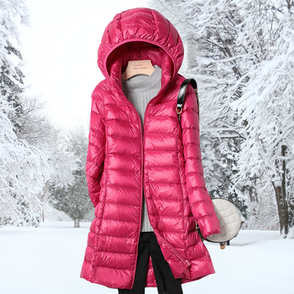 Carina - Chaqueta de invierno ligera y acolchada con capucha