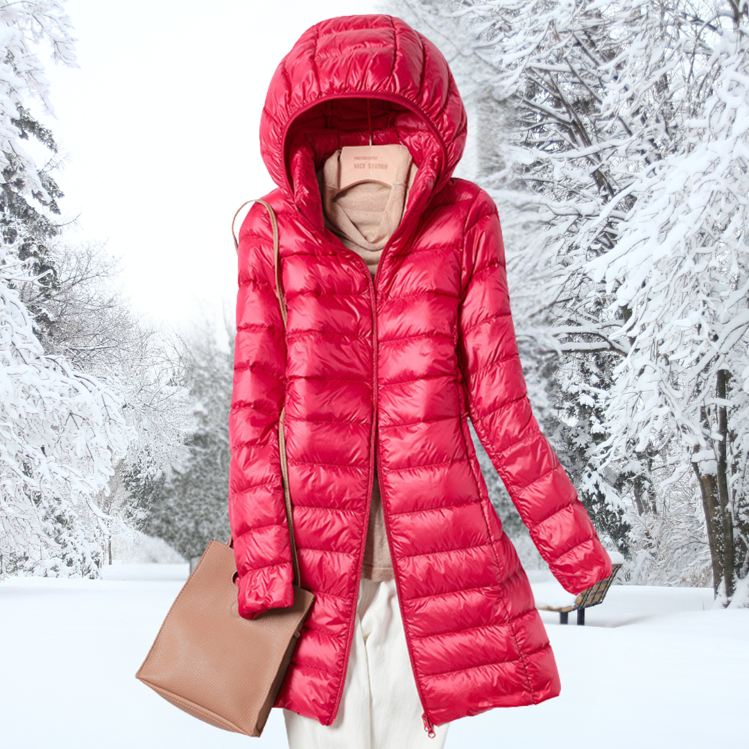 Carina - Chaqueta de invierno ligera y acolchada con capucha
