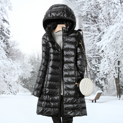 Carina - Chaqueta de invierno ligera y acolchada con capucha