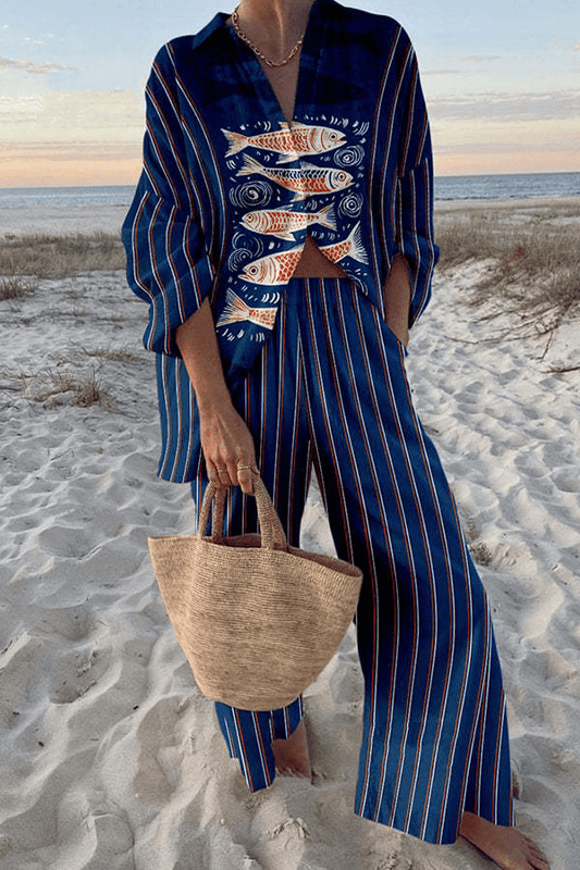 Maisey™ – Conjunto largo de lino