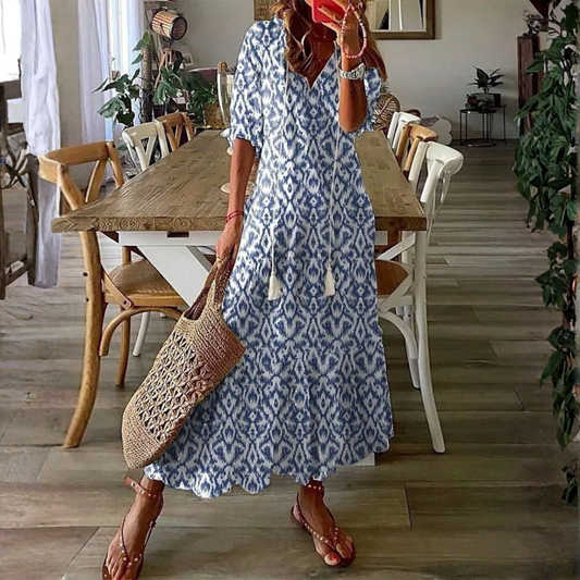 Luna – Vestido midi boho sin esfuerzo