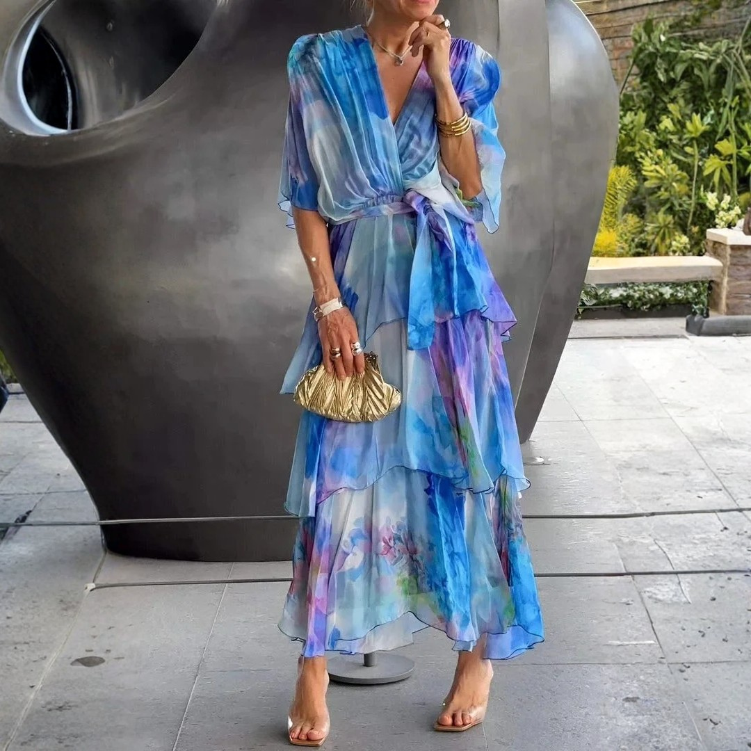 Cassia – Vestido elegante en chiffon
