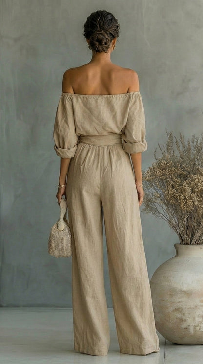 Liliána™ - Conjunto efecto lino para un estilo elegante y natural