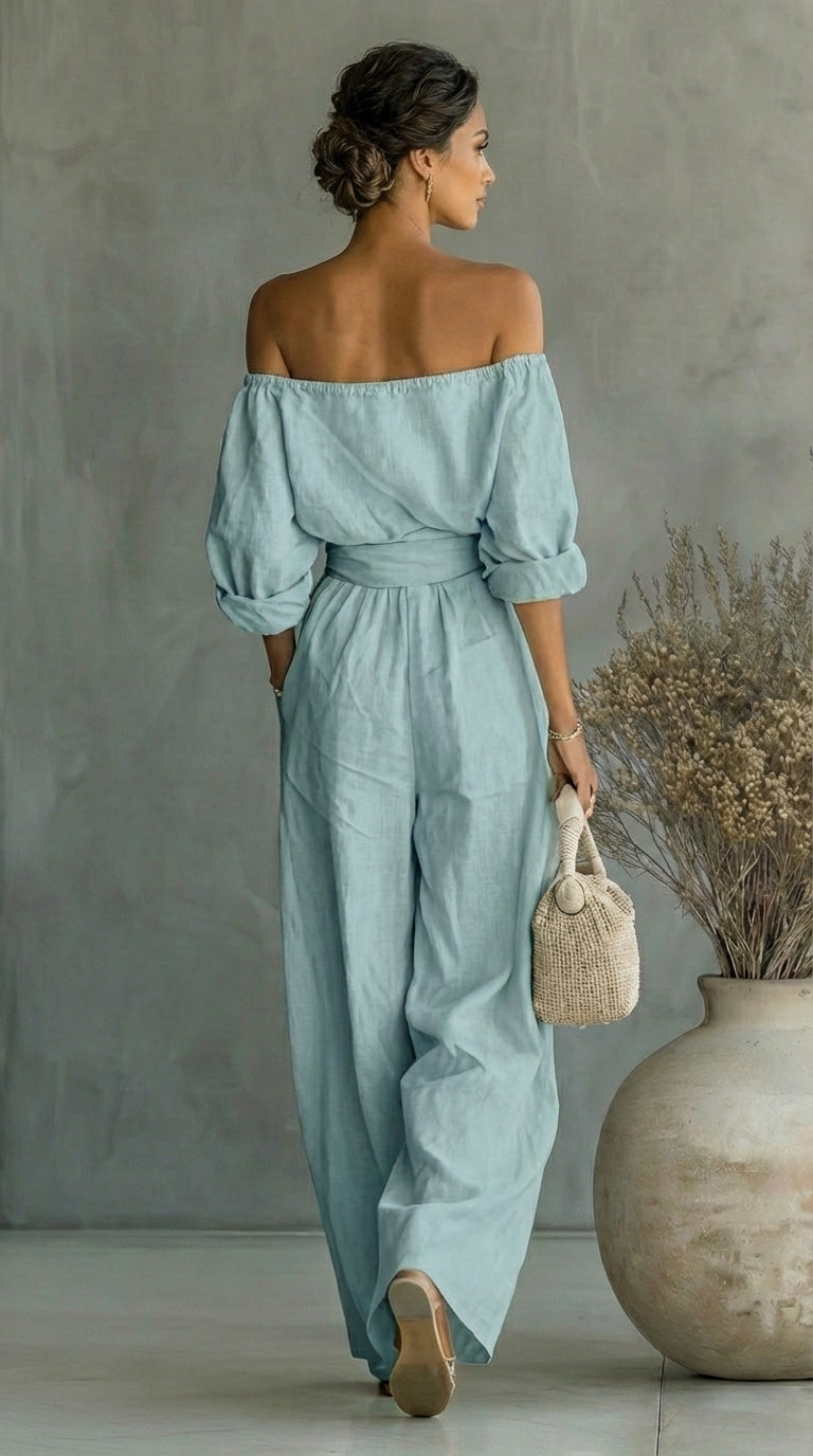 Liliána™ - Conjunto efecto lino para un estilo elegante y natural
