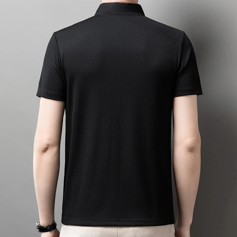 Leo – Polo business casual de manga corta