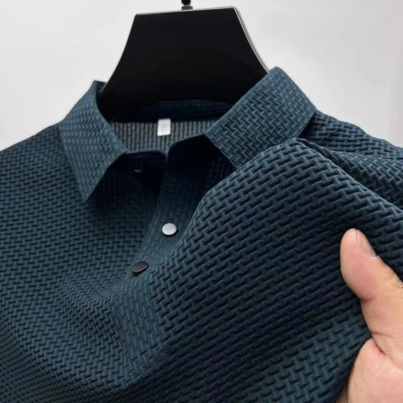 Leo – Polo business casual de manga corta