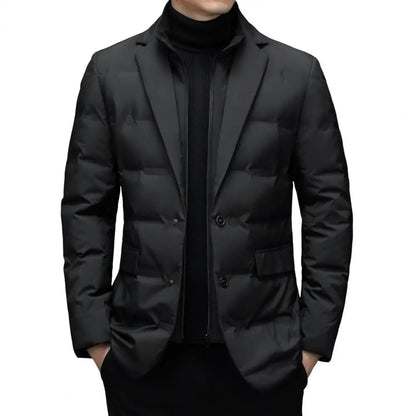 Hugo – Blazer acolchado de plumón con cuello tipo bufanda