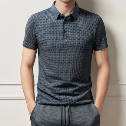 Leo – Polo business casual de manga corta