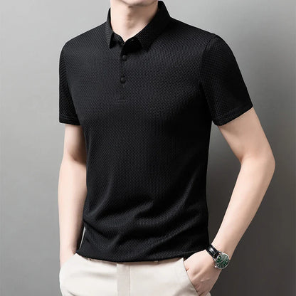 Leo – Polo business casual de manga corta