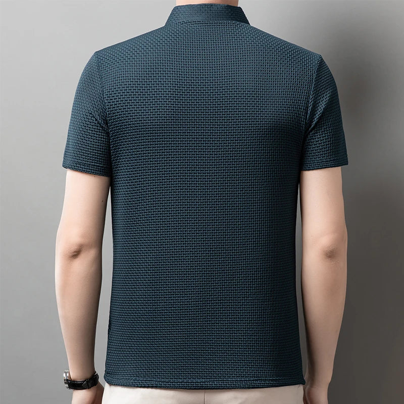 Leo – Polo business casual de manga corta