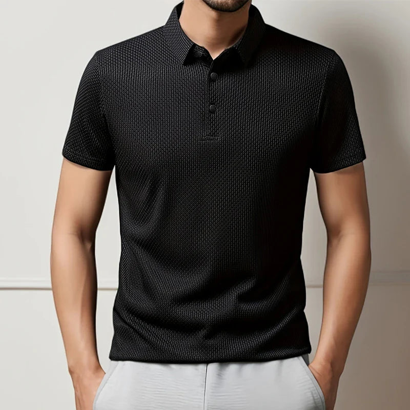 Leo – Polo business casual de manga corta
