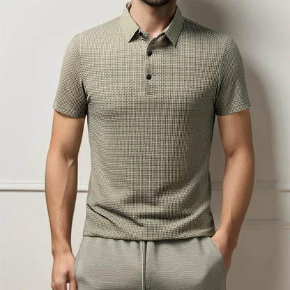 Leo – Polo business casual de manga corta