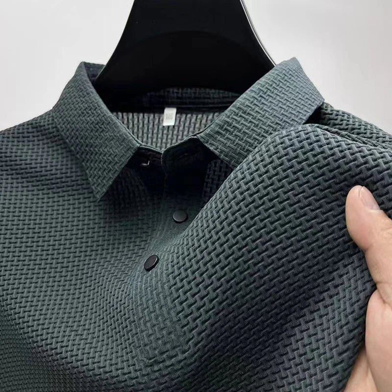 Leo – Polo business casual de manga corta