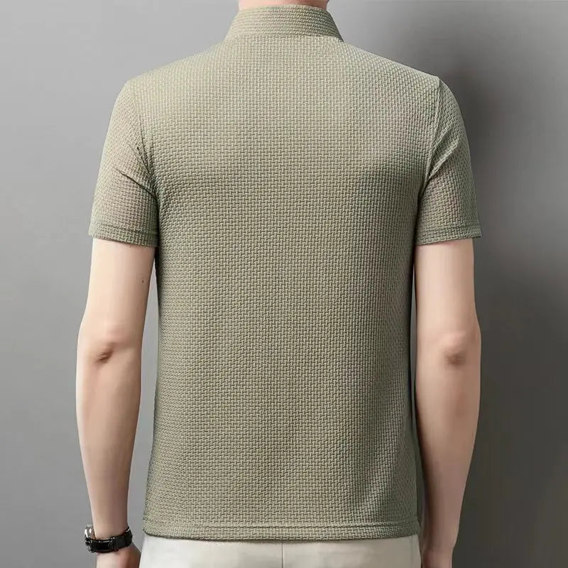 Leo – Polo business casual de manga corta