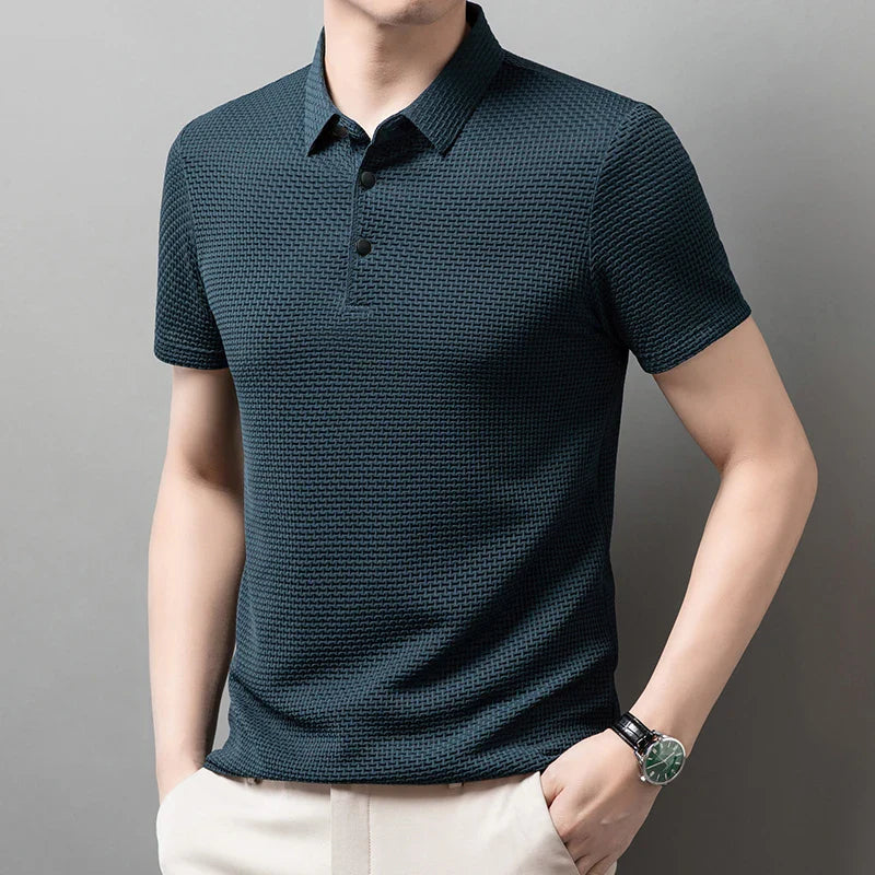 Leo – Polo business casual de manga corta