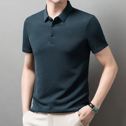 Leo – Polo business casual de manga corta
