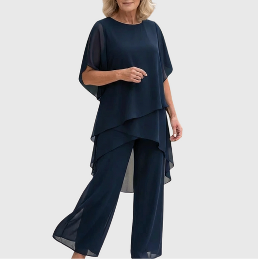 Rosana | Conjunto elegante de gasa