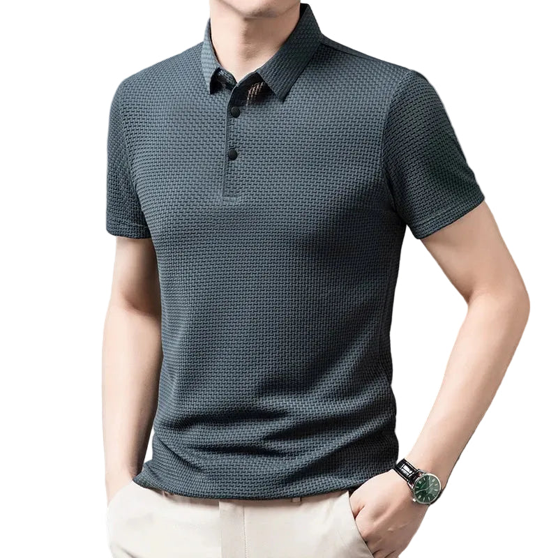 Leo – Polo business casual de manga corta